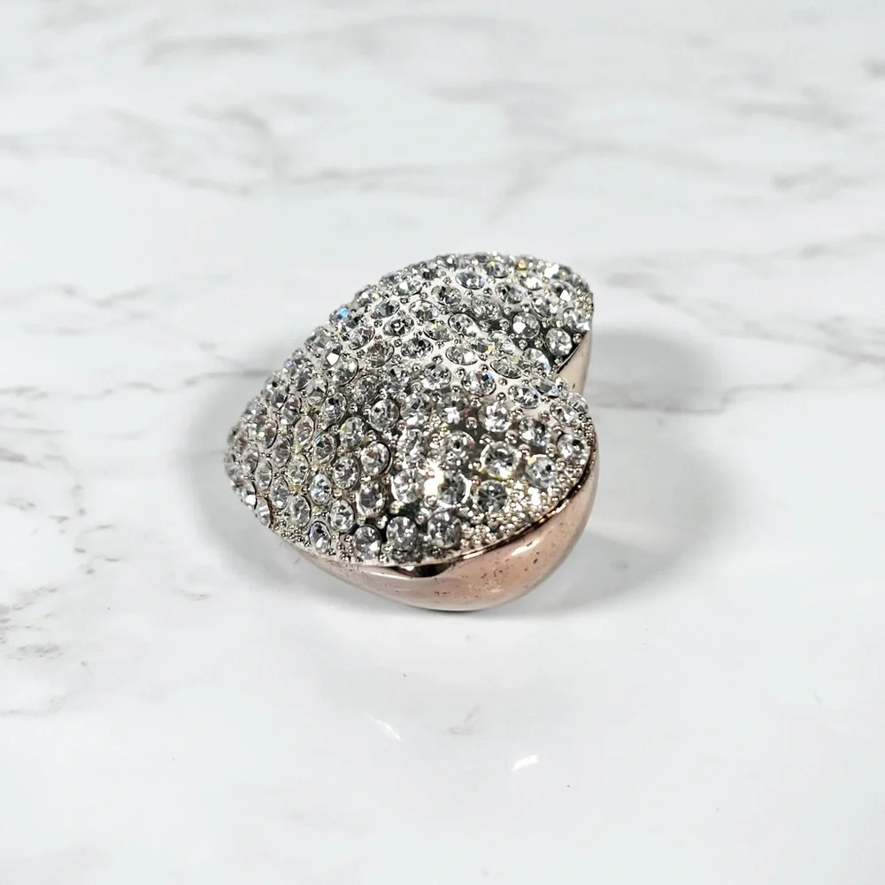 Heart-Shaped Rhinestone Trinket Box - Picture 4 of 10